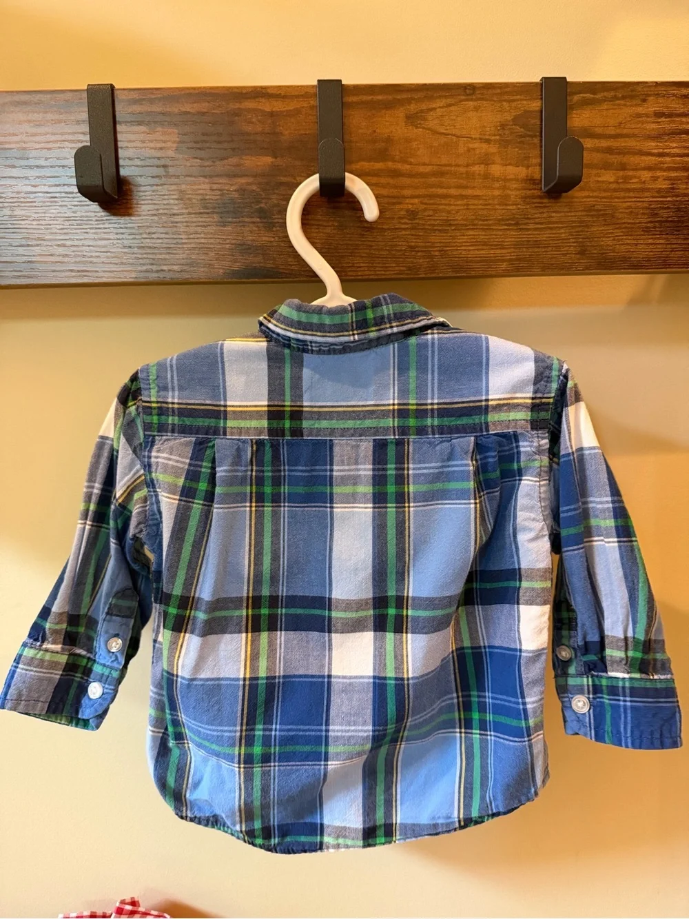 OshKosh B Gosh /Okie Dokie/Carter's Toddler Boys Hoodie and Plaid Shirts Bundle